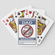 Sinal de Pai de Vizinhança Pessoal X'd Out Blue