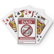 Sinal de Pai de vizinhança pessoal X'd Out Red