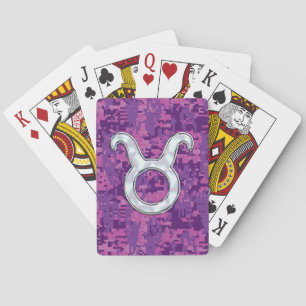 Baralho Sinal do zodíaco do Taurus da madrepérola em