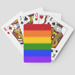 Baralho Sinalizador de Orgulho gay do Rainbow