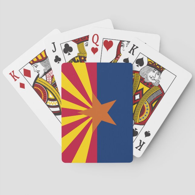 Baralho Sinalizador do Estado da arizona (Verso)