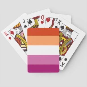 Baralho Sinalizador LGBTQ do Orgulho Lésbico