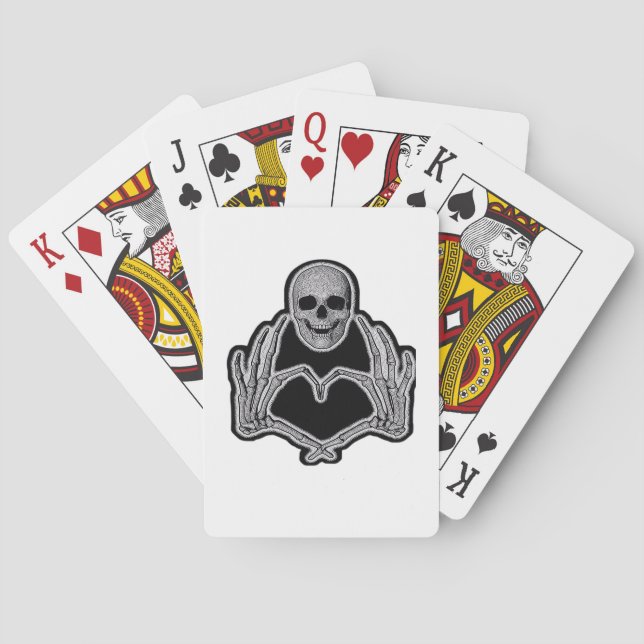 Baralho Skeleton Heart Hands Classic (Verso)