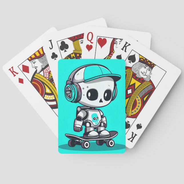 Baralho SkullBot do skate (Verso)