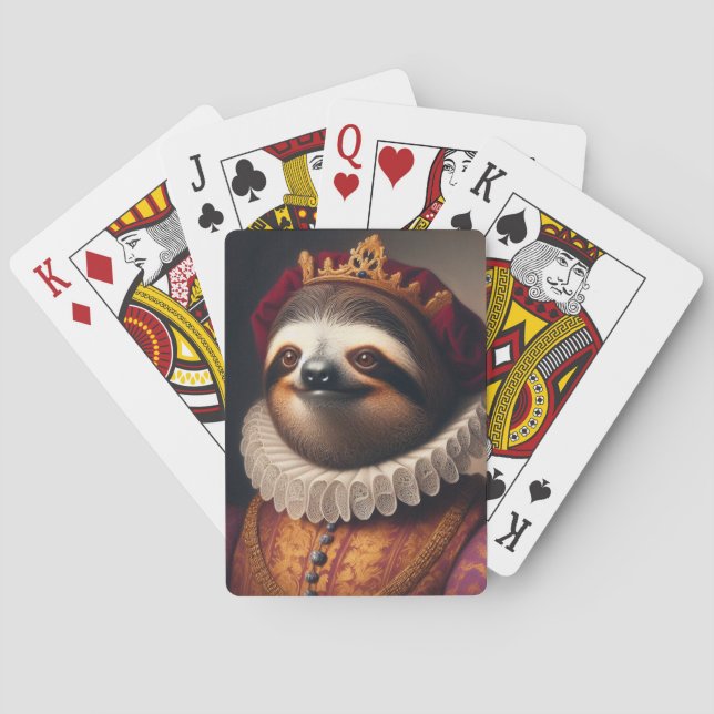 Baralho Sloth Renaissance King (Verso)