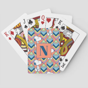 Baralho Snoopy Deco Sonha Padrão Jogando Cartões