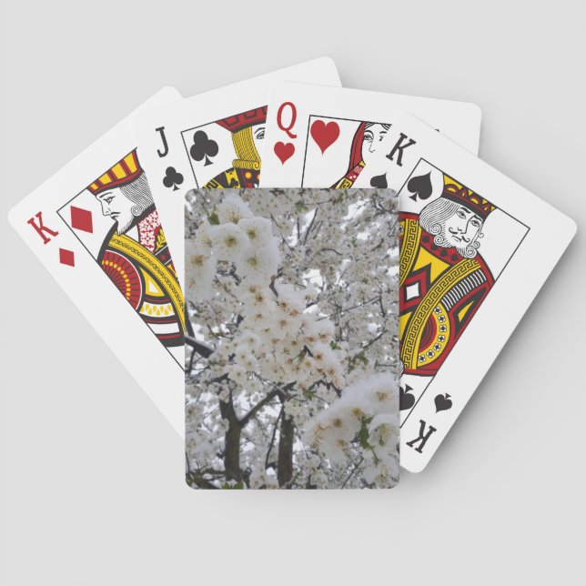 Baralho Snowy Blossom Playing Cards (Verso)