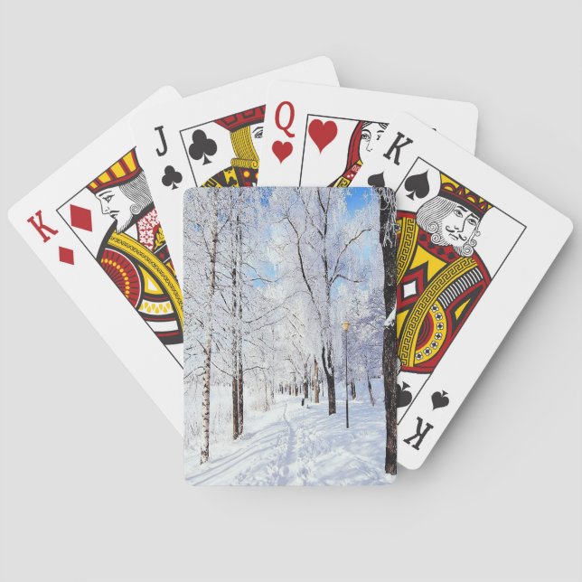 Baralho Snowy Road (Verso)
