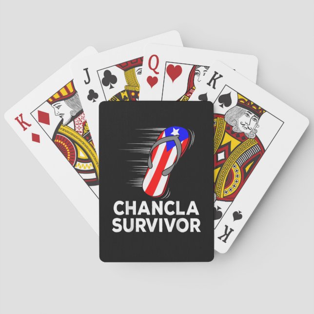 Baralho Sobrevivente de Chancla (Verso)