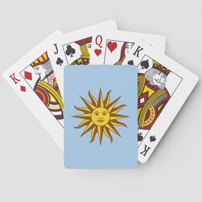 Baralho Sol de Mayo - URUGUAY (Verso)
