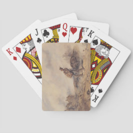 Baralho Soldado ferido após a batalha (cena de guerra)