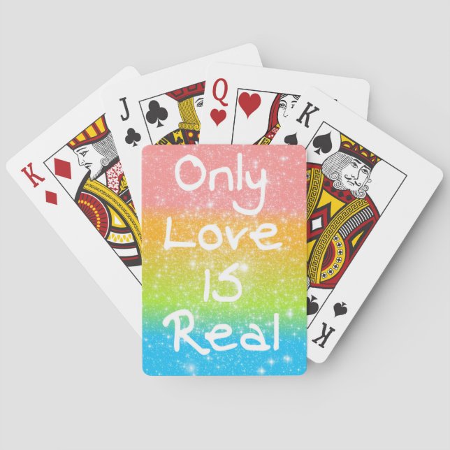 Baralho Somente o amor é real (Verso)
