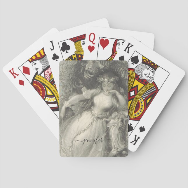 Baralho Sonho da noite de Verão de Titania (Verso)