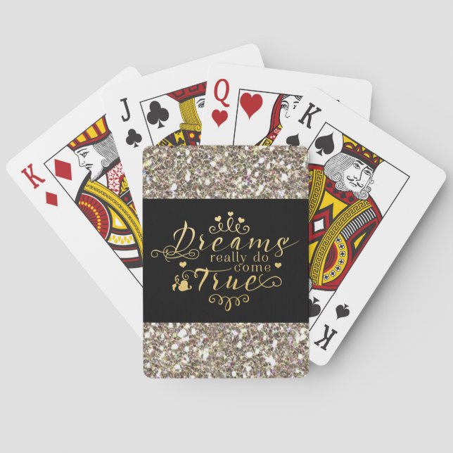 Baralho SONHOS REALMENTE SE TORNAM REALIDADE Cartas de Bar (Verso)