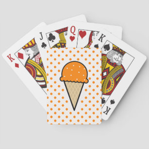 Baralho Sorvete Laranja Cone