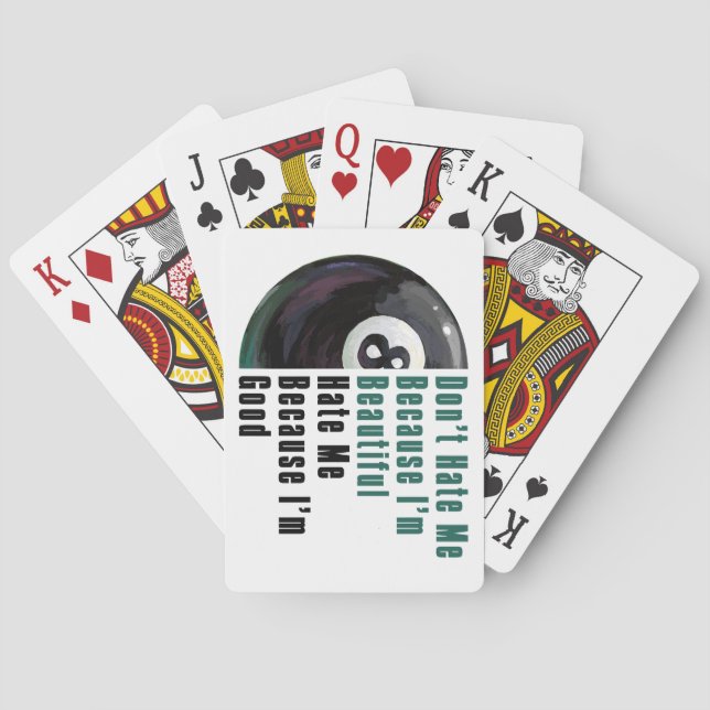 Baralho Sou Bonita, Sou Boa 8 Ball (Verso)