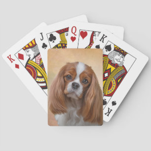 Baralho Spaniel de rei descuidado Charles do cão do
