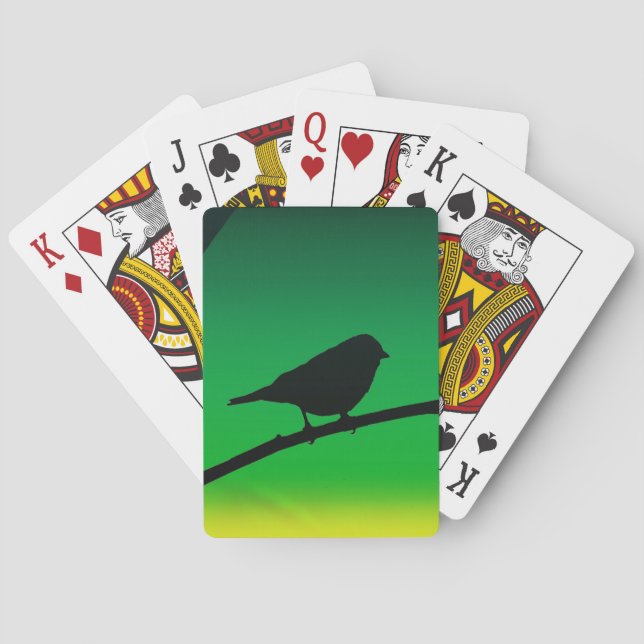 Baralho Sparrow Silhouette On Limonene (Verso)