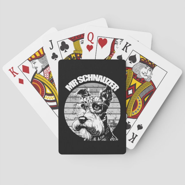 Baralho Sr Schnauzer (Verso)