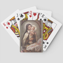 Baralho St. Therese a Pequena Flor Rosas Jesus