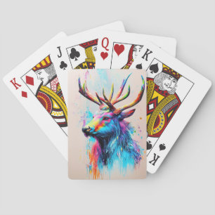 Baralho Stag Deer Animal Discovery Adventure Planet Nature