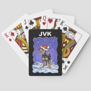 Baralho Starry Night Festivo Chihuhua em Santa Hat