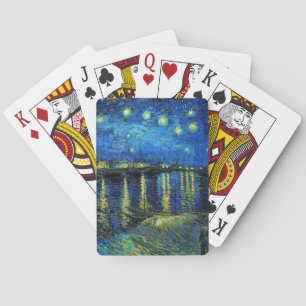 Baralho Starry Night Over the Rhone por Vincent Van Gogh