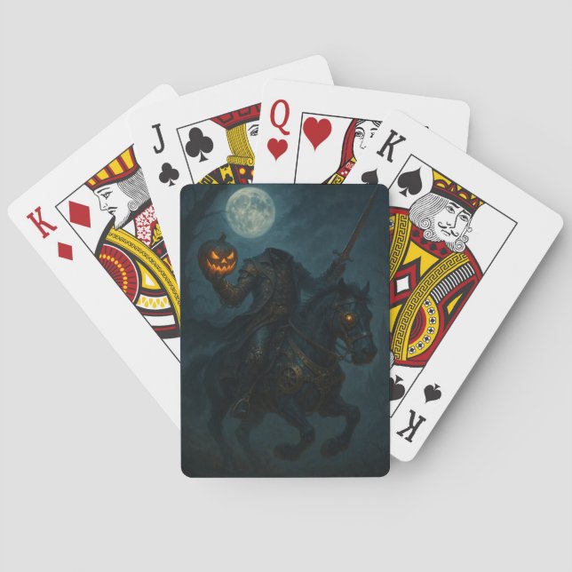 Baralho Steampunk Gothic Horror Headless Horseman (Verso)