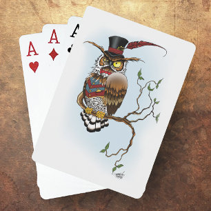 Baralho Steampunk Victorian Owl