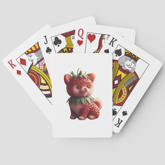 Baralho Strawberry Pomeranian (Verso)