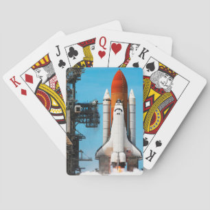 Baralho STS-135 Atlântida de Shuttle Espacial Saindo