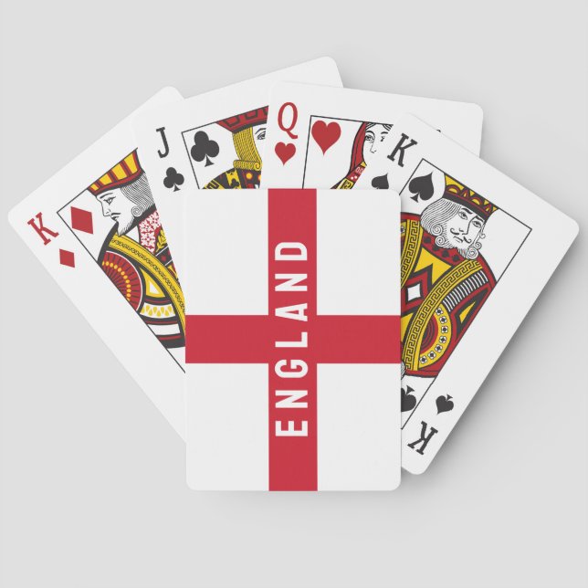 Baralho Stylized England Flag (Verso)