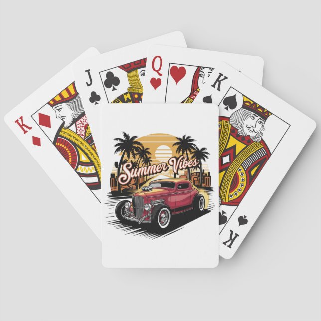 Baralho Summer Vibes Classic Car (Verso)