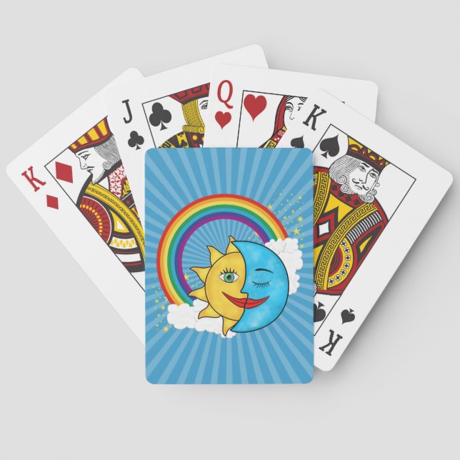 Baralho Sun Moon Rainbow Stars (Verso)