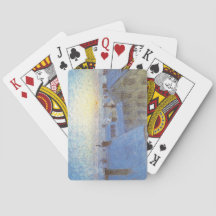 Sunrise sobre os telhados (por Eugène Jansson)