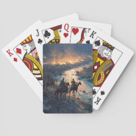 Baralho Sunset Beach Horse Ride Playing Cards