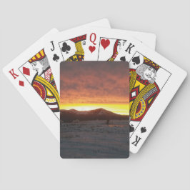 Baralho Sunset Snow Playing Cards
