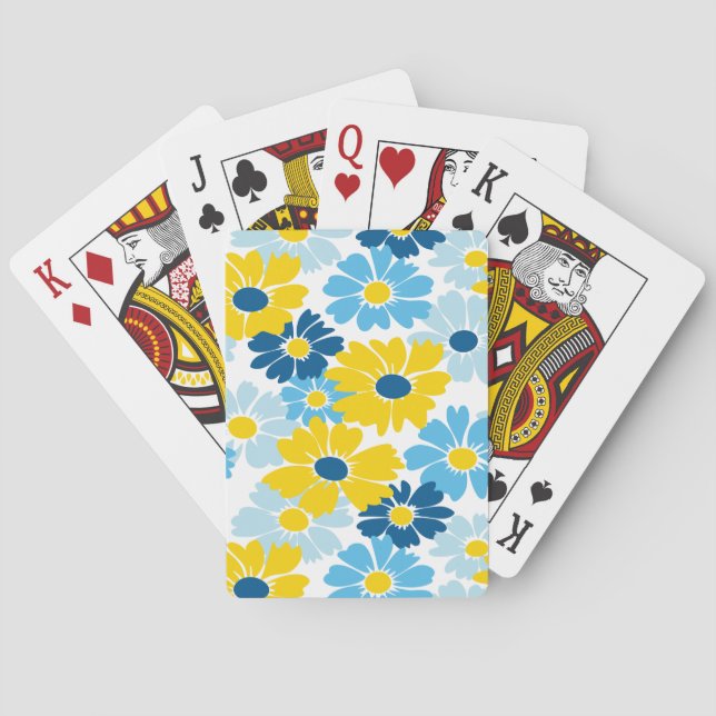Baralho Sunshine Blue Sky Daisy Blooming (Verso)