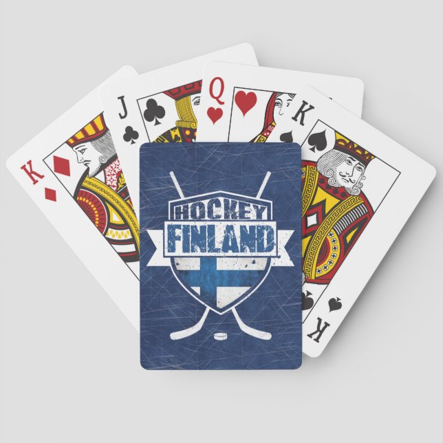 Baralho Suomi Cards Finlandeses Hockey (Verso)