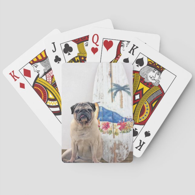 Baralho Surf Pug (Verso)