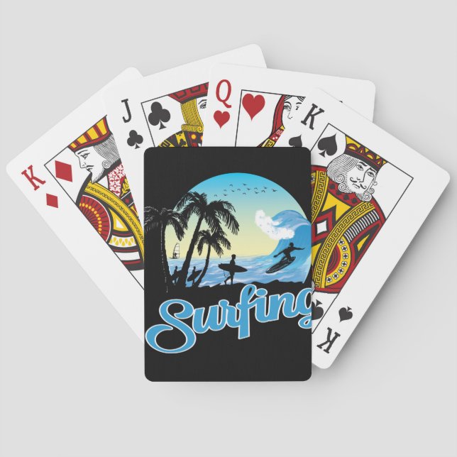 Baralho surfing Sea Beach (Verso)