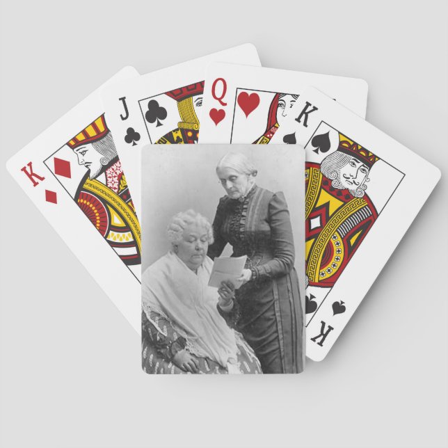 Baralho Susan B Anthony e Elizabeth Cady Stanton (Verso)