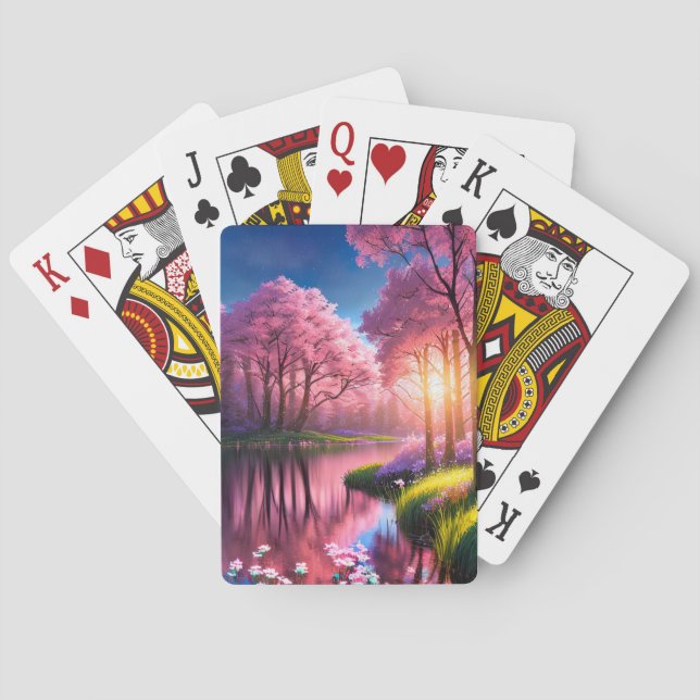 Baralho Sussurros dos bancos Emerald (Verso)