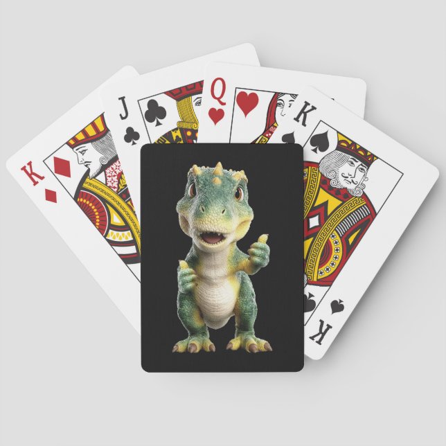 Baralho T Rex Polegar Para Cima  (Verso)