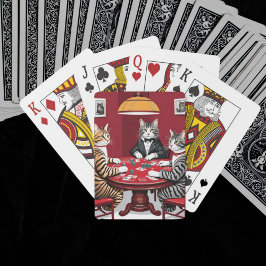 Baralho Tabby Cats Reproduzindo Poker