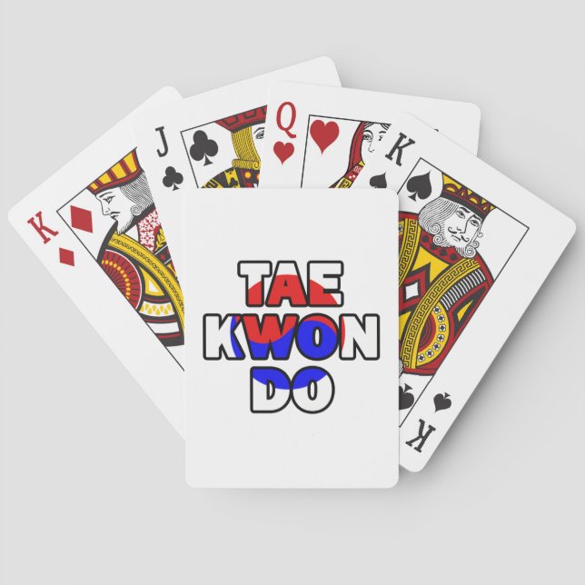 Baralho Taekwondo (Verso)