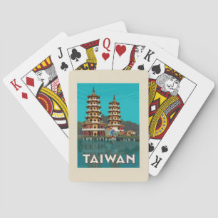 Baralho Taiwan Dragão E Pagodas De Tigre