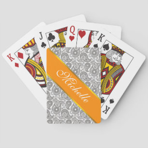 Baralho Tangerine Black Paisley