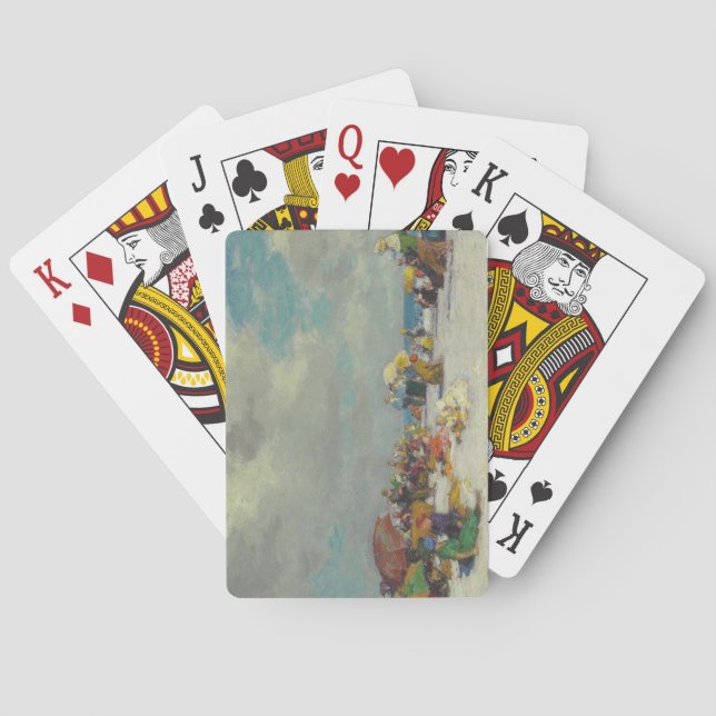 Baralho Tarde de Verão na praia (por E.H. Potthast) (Verso)