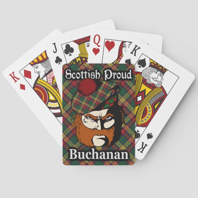 Baralho Tartan do Clã Escocês Buchanan (Verso)